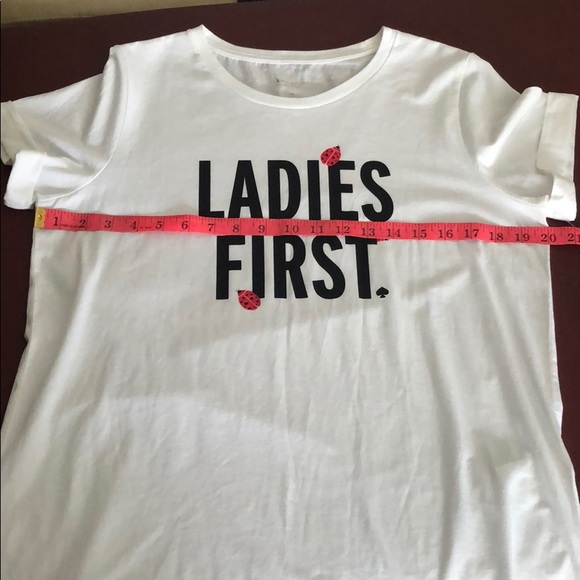 NWT Kate Spade Ladies First Tee - Picture 2 of 3